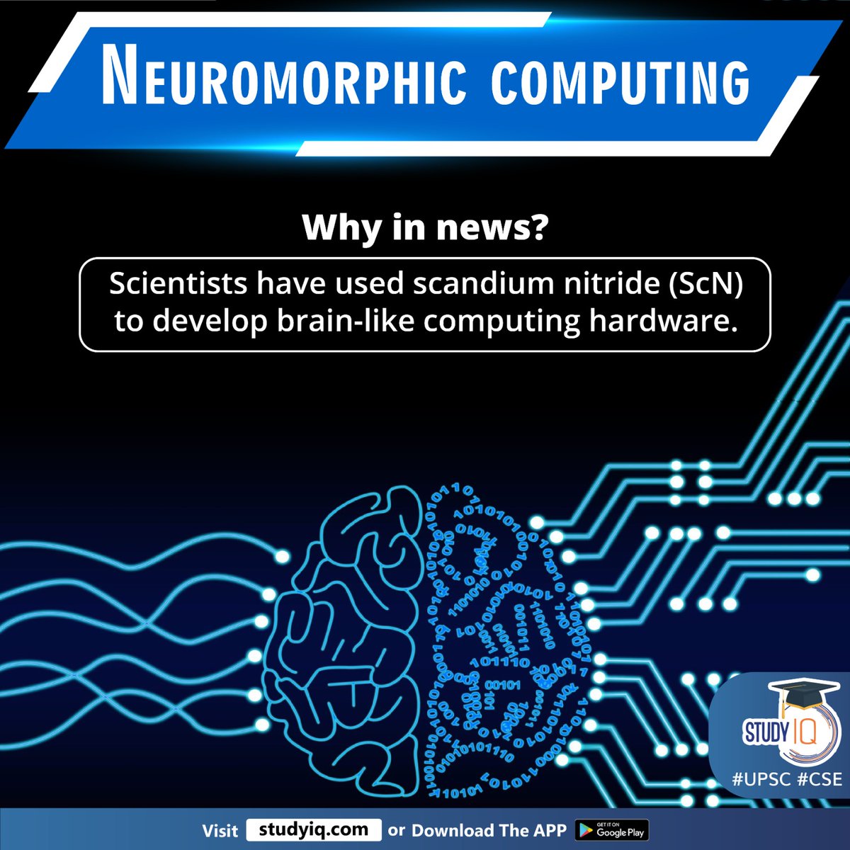 upsciq's tweet photo. Neuromorphic Computing

#neuromorphiccomputing #whyinnews #scandiumnitride #scn #brain #computinghardware #computerengineering #humanbrain #nervoussystem #neromorphichardware #biologicalsynapse #coms #industrialproduct #traditionalcomputers #memorystorage #enormousenergy https://t.co/8M7MDO1S45