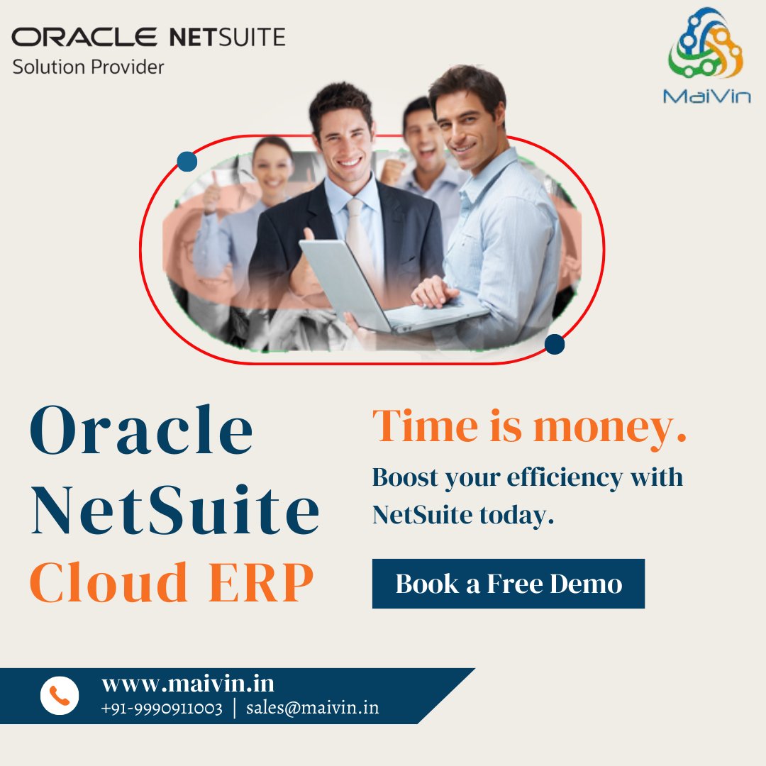MaiVinServices's tweet photo. See why business leaders trust NetSuite
.
Automate labour-intensive processes and tasks within one collaborative, scalable Cloud ERP solution.
To know more,
visit: https://t.co/Gi7xjG9UBK
#Digitization #eSolution #SaveTime #BetterManage #Affordable #ERP #Oracle #OracleNetSuite https://t.co/UZhfLjVBib