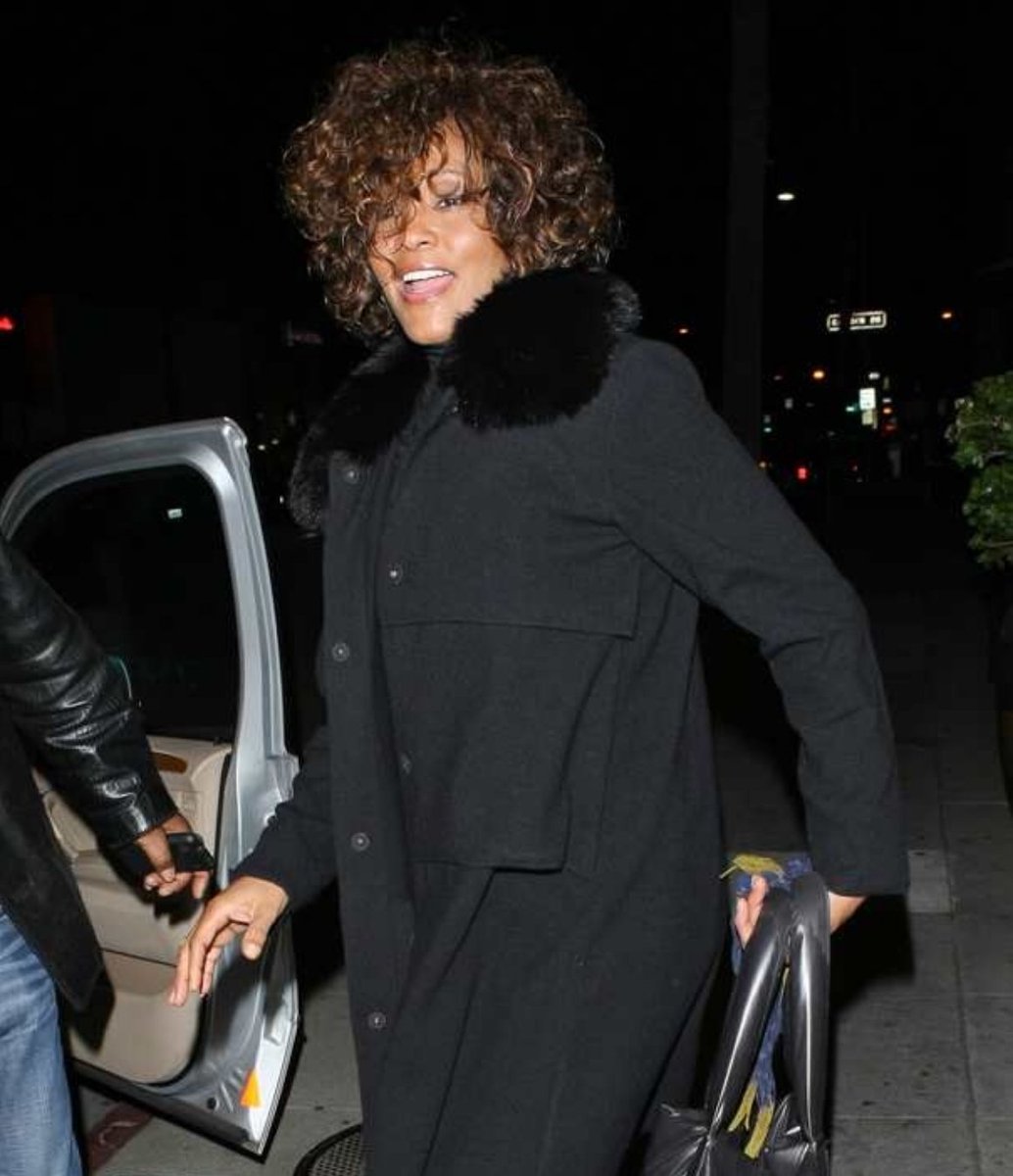 Whitney Houston spotted in Los Angeles on the 1st of February 2012.