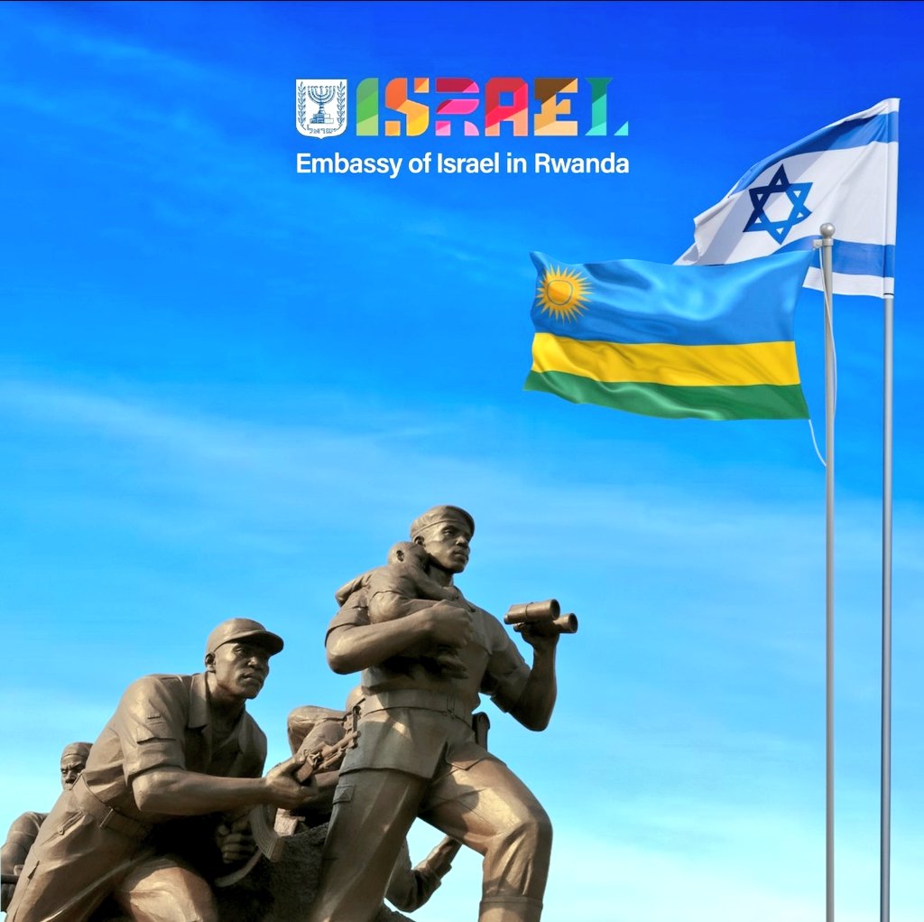 On behalf of the People and the  Government of Israel, I salute the courageous Heroes of Rwanda, for they brought Victory and Peace to this Country.   🇷🇼 🇮🇱 
"במותם ציוו לנו את החיים" 

#Ubutwari2023