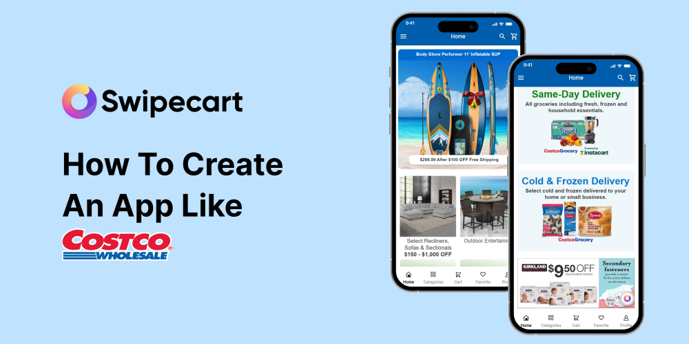 DigitalRentech's tweet photo. How do you build apps fast? By not coding at all!
Is it possible? Yes, on the no-code app builder Swipecart
https://t.co/r9gPOjQxif 

When are you creating an app for your online store?

#Swipecart #Costco #MobileApp #NoCode #shopify #ecommercestore #appdesign #ios #android https://t.co/2VjScJwgrU