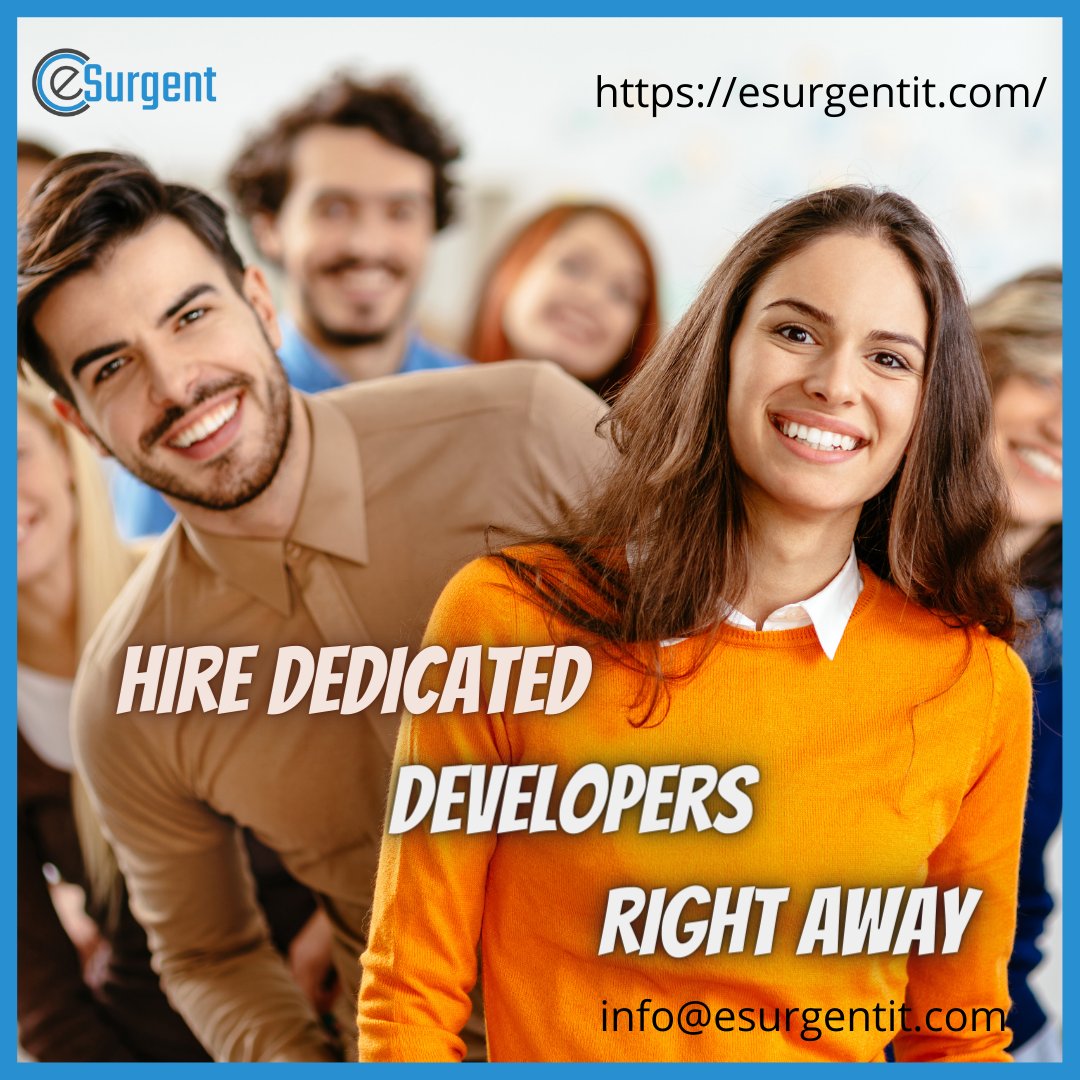 esurgentit's tweet photo. Are you concerned about the constant rise in software development costs? Reduce your development costs by hiring dedicated developers. 
Here's how! https://t.co/eTDATi0Al5

#DedicatedDevelopers #HireDedicatedDevelopers #WebDevelopment #MobileAppDevelopment #esurgentit https://t.co/NQNsNQjBRW