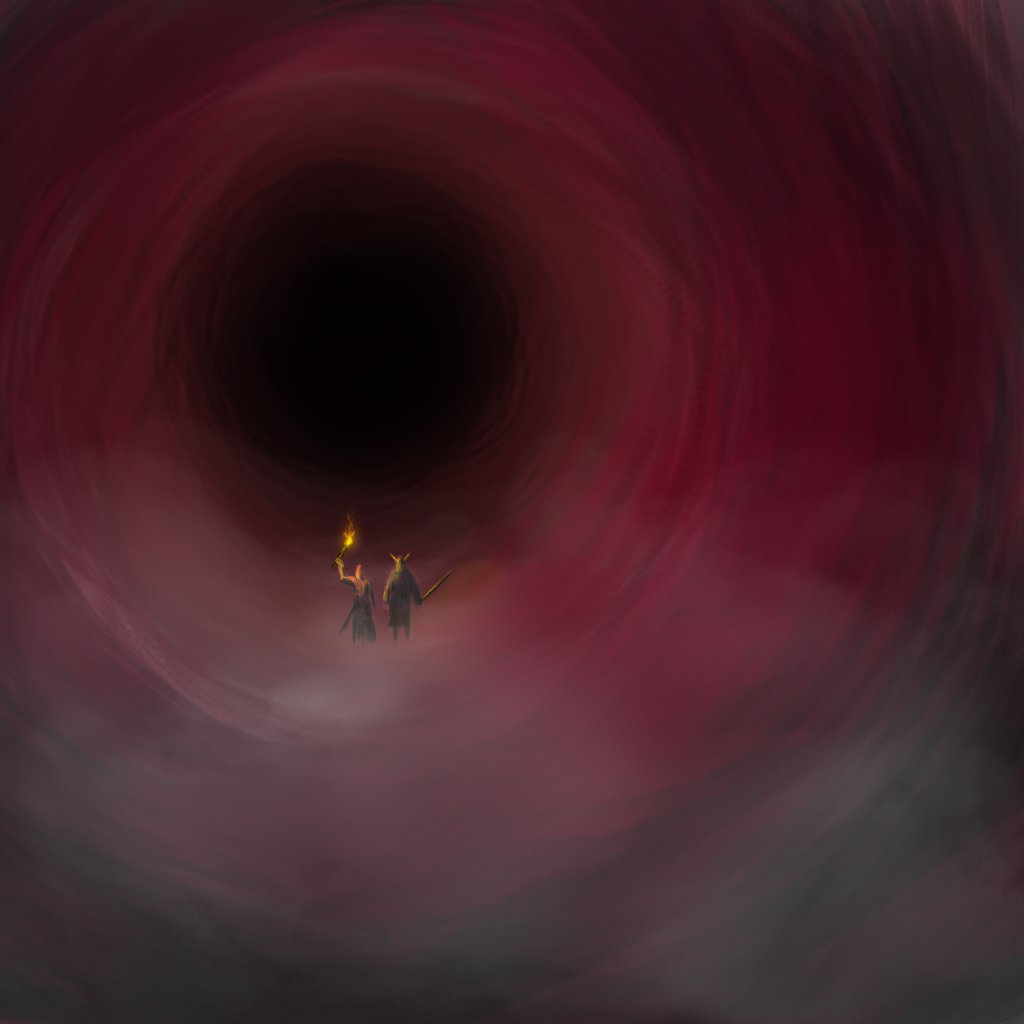 DeLay4ever's tweet photo. Exploring the red hole #Krita #painting https://t.co/EqjpLbdAd8