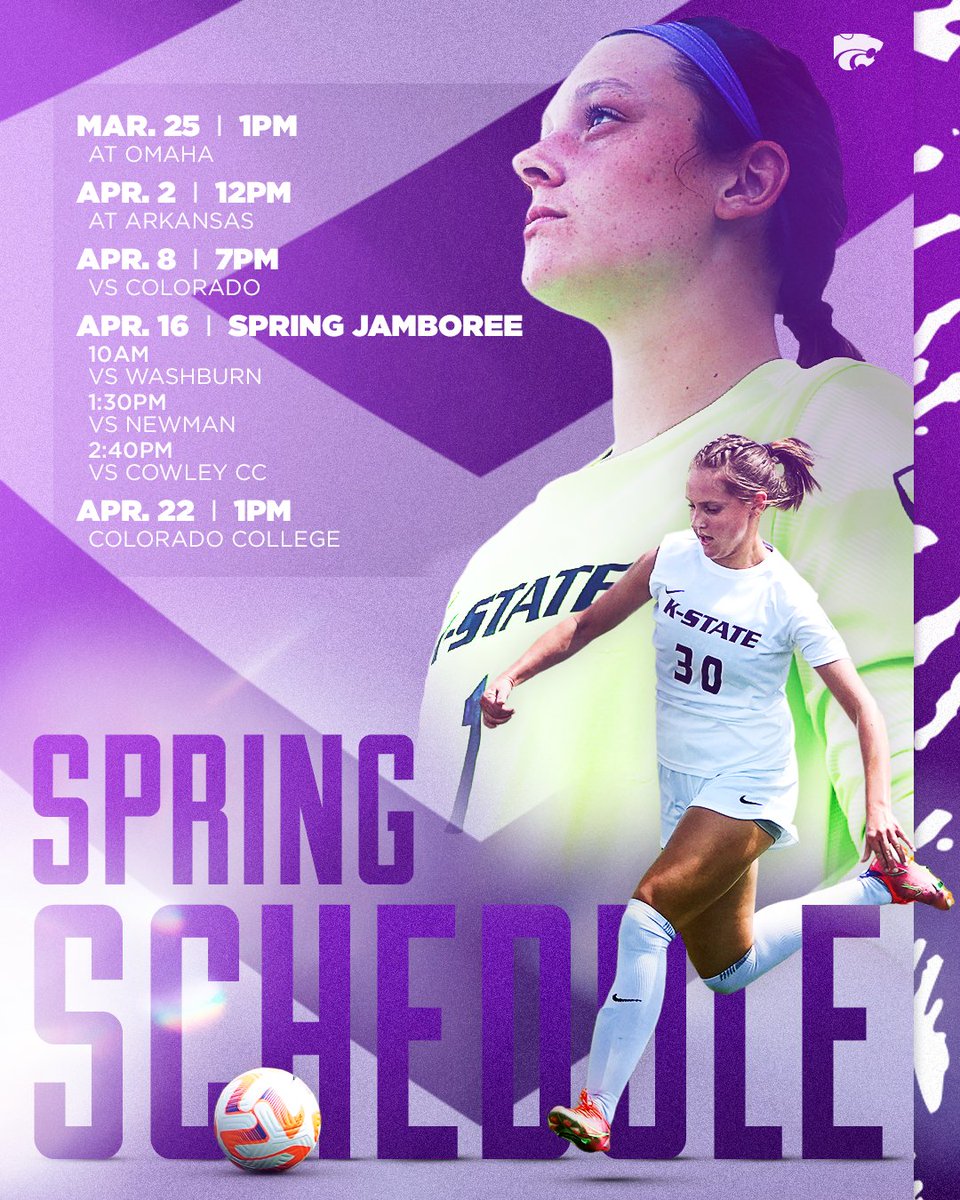 KStateSOC's tweet photo. 🗓️🌻 Spring Schedule 🌻🗓️

🔗 https://t.co/XYa6da9RCP https://t.co/mEaLwxV7Dw