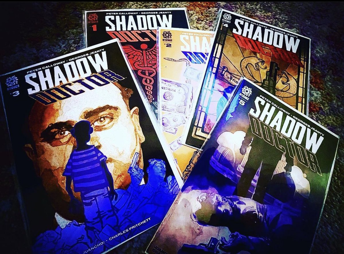 IamDaKandyMan's tweet photo. #ShadowDoctor #PeterCalloway @aftershockcomics Bruh you gotta get on this #book based on a true story of the #mafia war taking place in #chicago during the #prohibition &amp; the black #doctor who helped the #Mafia's #AlCapone during redlining to get his practice 10/10 🔥🔥 https://t.co/PIr9ub8TaS