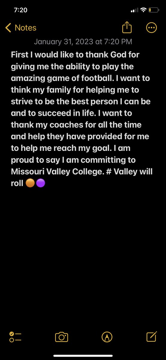Michael52460629's tweet photo. So blessed to be continuing my academic and athletic career at Missouri Valley. 110% committed  #Valleywillroll 🟠🟣@CoachCannonMVC @coach_sallen @CoachPaulTroth @lolar70 @CoachJakeWilson @CoachColaire_ https://t.co/RtTMnxEOP8