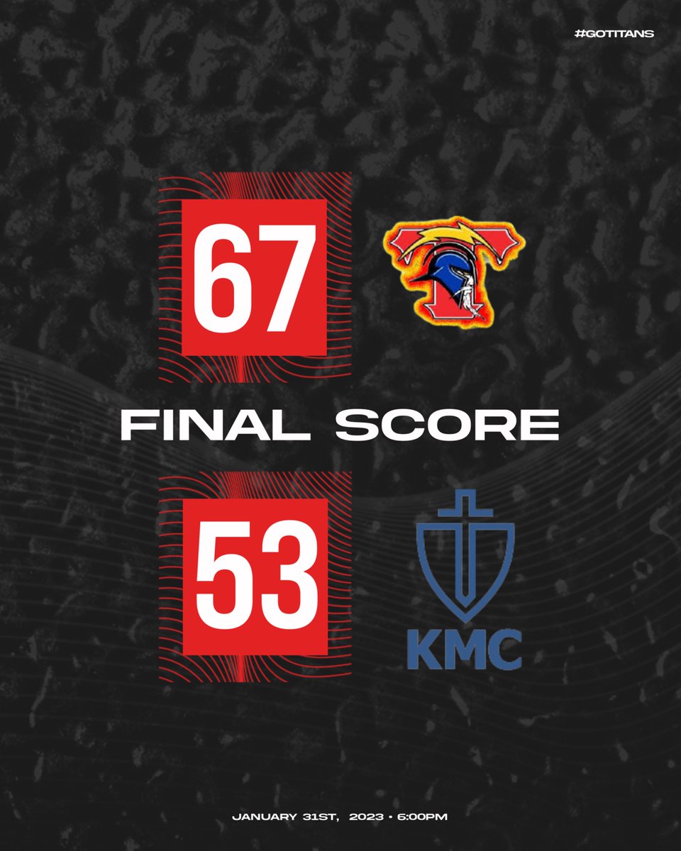 Mahogany Butler with SIX 3’s !! 🔥🔥 She finished with 23 points. Zion Butler had 19 and RaMya Kennedy had 17. #GoTITANS