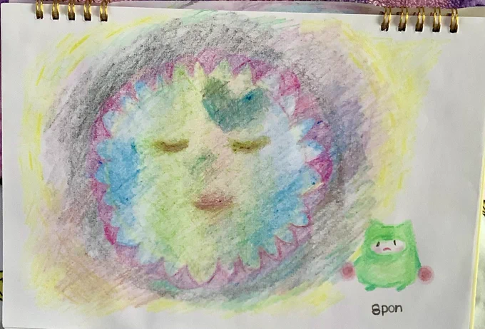 あかん。ねむすぎる#イラスト 