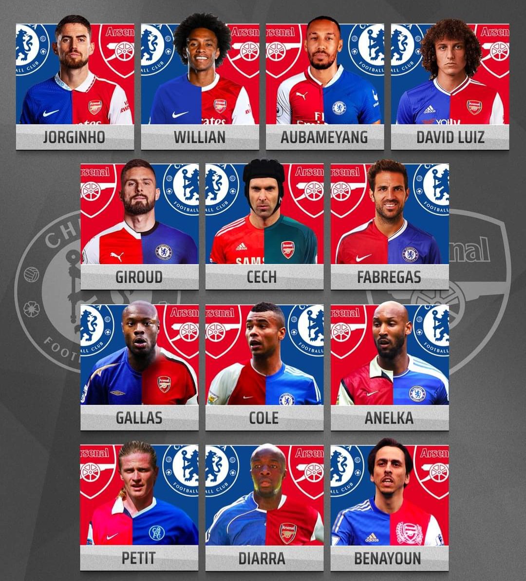 📢No one talks about how good Cesc Fabregas was with the red shirt.
🔝 Angelika, Cole
🎩 Giroud,Benayoun,Cech
#DeadlineDay