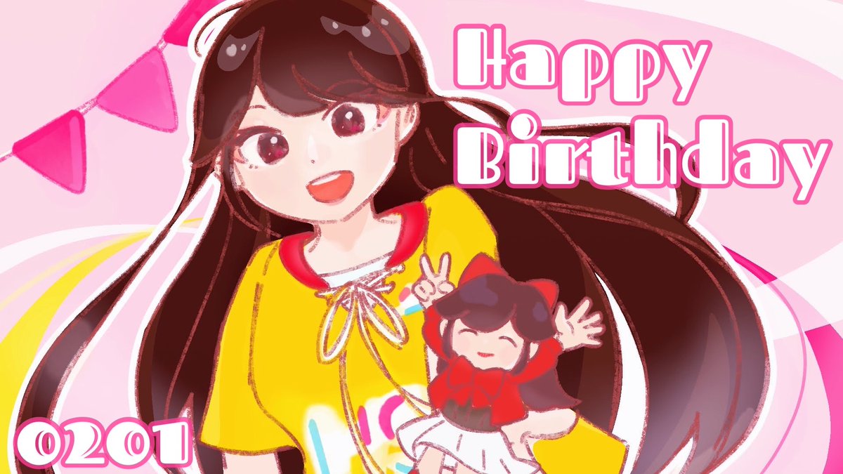773O3's tweet photo. にごちゃん誕生日おめでとう🎉おいしいものたくさん食べてね #にごあーと https://t.co/WwxjGb0pqQ