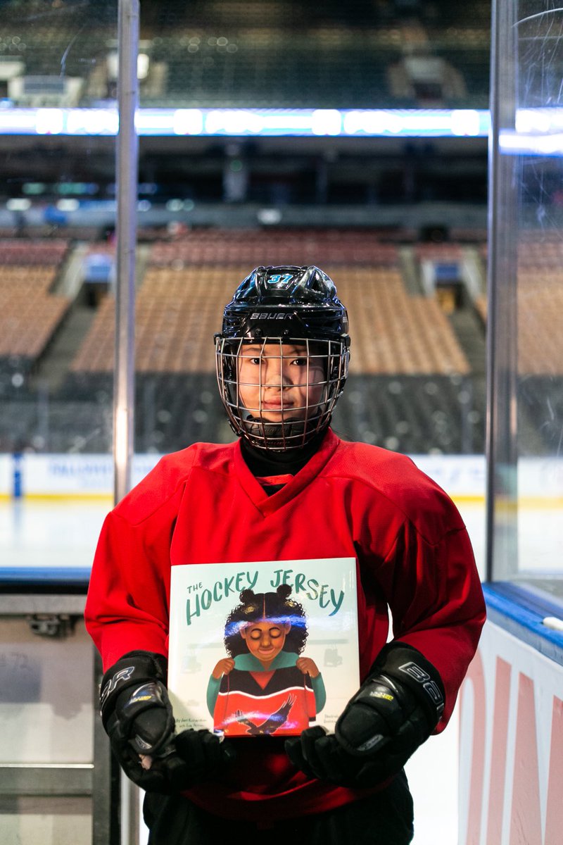 These girls are why I wrote #TheHockeyJersey. So excited to see the game evolve and to see these players thrive. #ChildrensBooks