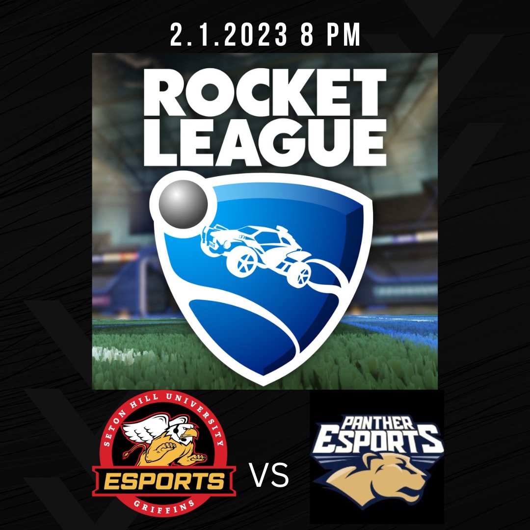Join us for Seton Hill Rocket League as your Griffins take on Florida International University Panthers at 8 PM on 2-1-23. https://t.co/bWD6hEu0Ce
#SHU #esports https://t.co/2eT4ubSEns