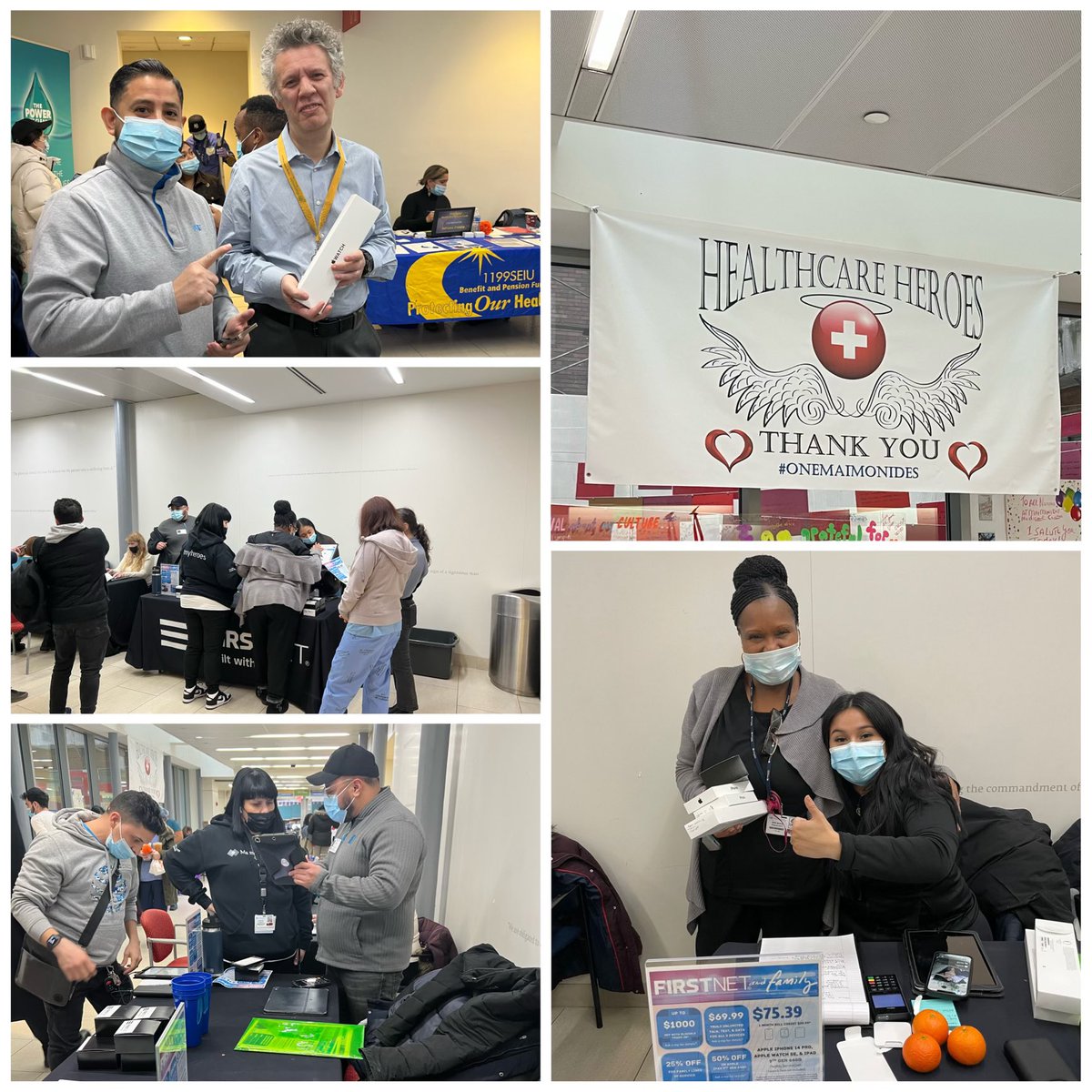 Showing some appreciation to our #healthcareheroes today! 🏥 Ensuring everyone is educated on the benefits of joining the #FirstNet network <a href="/judy_cavalieri/">Judy Cavalieri</a> <a href="/TrishaTCostanza/">Trisha Torres Costanza</a> <a href="/Niicky4750/">Nicky Nieves</a> <a href="/GloriaMD228/">Gloria M. Diaz</a> <a href="/danblanco/">Daniel Blanco</a> <a href="/angels_candie/">yessenia santiago</a>  <a href="/CWServicesNY/">CWS</a>