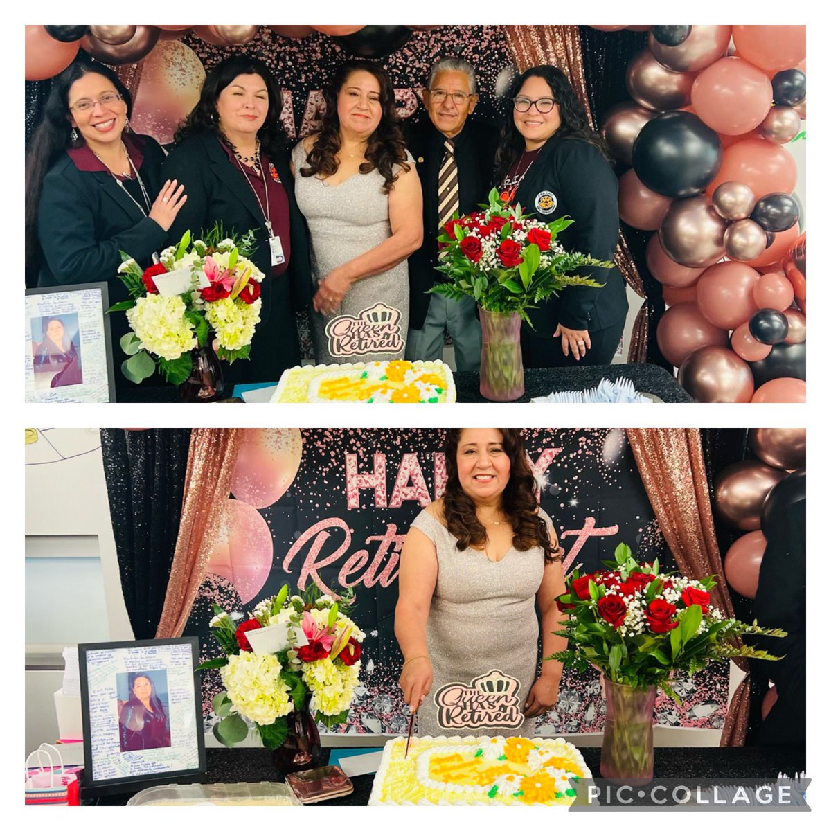 mnevarezsolis's tweet photo. Please join us in wishing our beloved Plant Operator, Martha Treviรฑo, well wishes as be begins her new journey as a retiree after 32 years of loving service to HISD. We will miss her! @FARIASECC https://t.co/vyCLUQYXFo