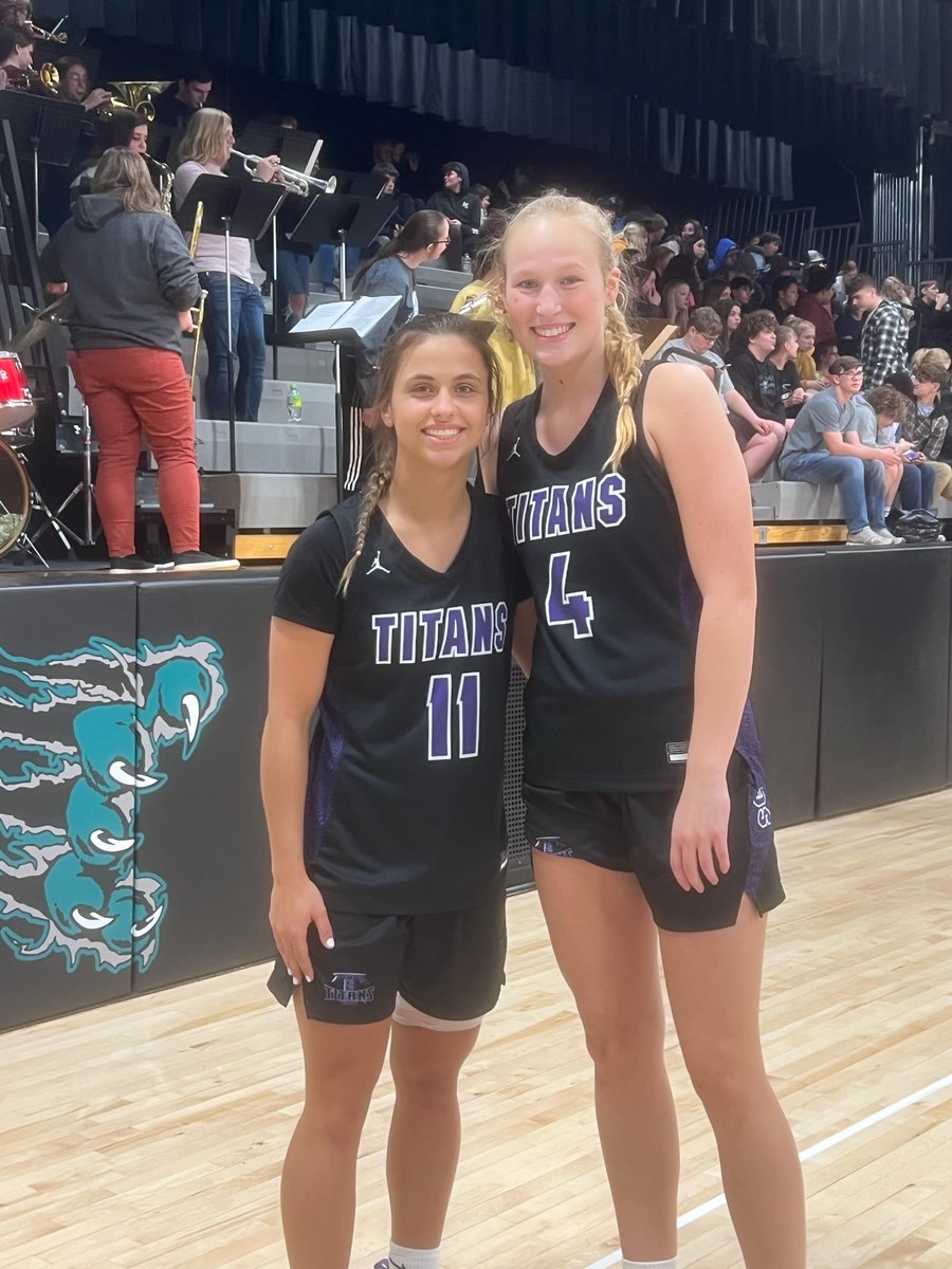 Outstanding Performance Tonight By These Two <a href="/KyleeSchleisman/">Kylee Schleisman</a> has broke the Career 3pt makes and <a href="/BattaRiley/">riley batta</a> for setting the Single Game Rebounding Record with 16.  Takes a total team effort to achieve these records.  Can't say enough about our kids