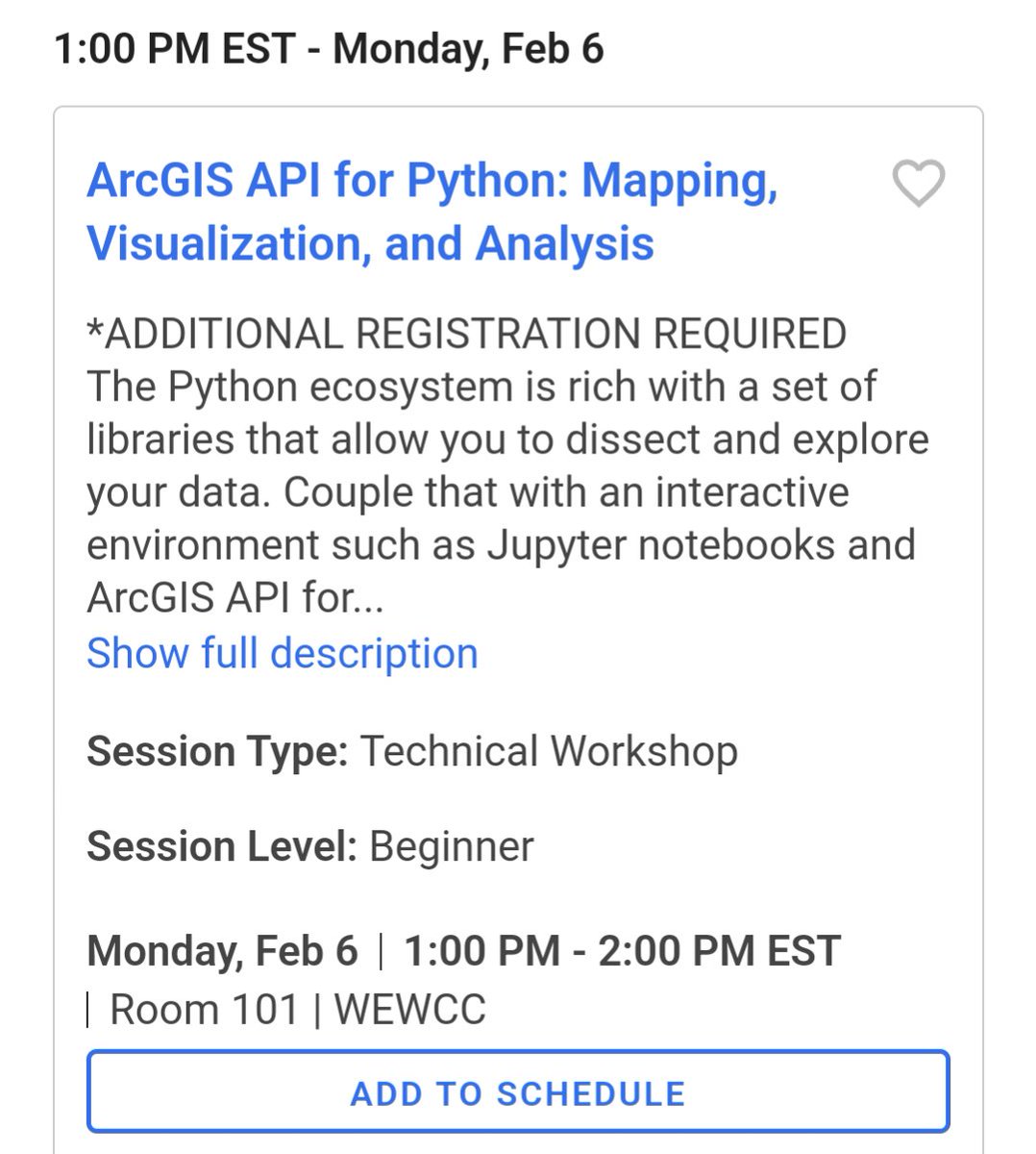 achapkowski's tweet image. I'll be doing three sessions about #arcpy and the ArcGIS API for Python at #esri #FedGIS this year. Hope to see you there!