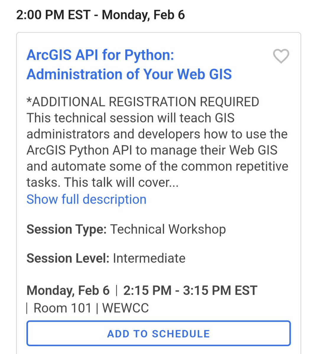 achapkowski's tweet image. I'll be doing three sessions about #arcpy and the ArcGIS API for Python at #esri #FedGIS this year. Hope to see you there!