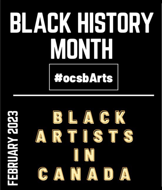 ocsbArts's tweet photo. Every day for the month of February, #ocsbArts will be featuring an incredible and innovative Canadian Black artist. Start off each morning by checking in on this resource: https://t.co/YsXuMejy8I 
🖤 #ocsbEquity #ocsb @OCSBelementary @OttCatholicSB @OCSB_BEN #BlackHistoryMonth https://t.co/xZMIYiMUfw
