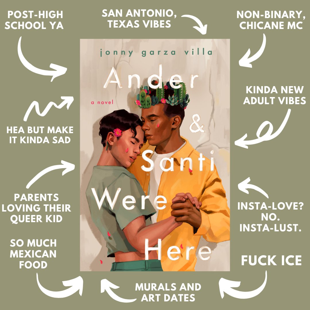 my local indie, San Antonio's Nowhere Bookshop, is offering signed and personalized copies of my next book ANDER & SANTI WERE HERE, coming in just a few weeks 🤎 #QPOCchat

➡️ nowherebookshop.com/preorder-ander…