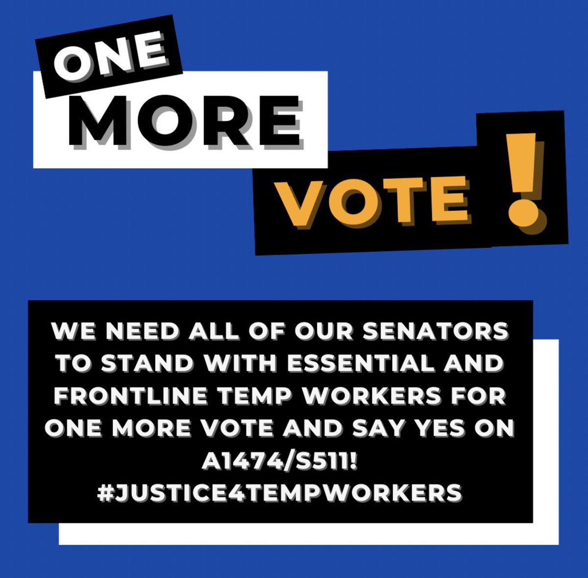 PLEASE RT! Crucial vote in #NewJersey 2/2 re: #Justice4TempWorkers 
➡️➡️p2a.co/yzq9pvd

#staffing #WeStandForTempWorkers #ProtectNJJobs #hr #1u #solidarity #tempwork #trenton #NJ