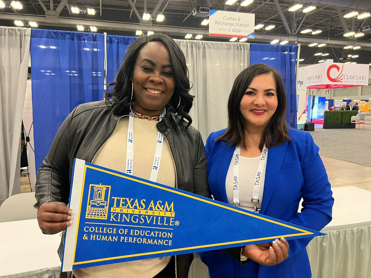 drv_ad's tweet image. Very excited to meet Verna Tipton @vtipton31 at #TASA2023 #Midwinter23 #TASA23 #TASAMidWinter2023 
Verna is a @JavelinaNation @javelinaalumni graduate of our college @tamuk_cehp and proud principal at @PearlandISD