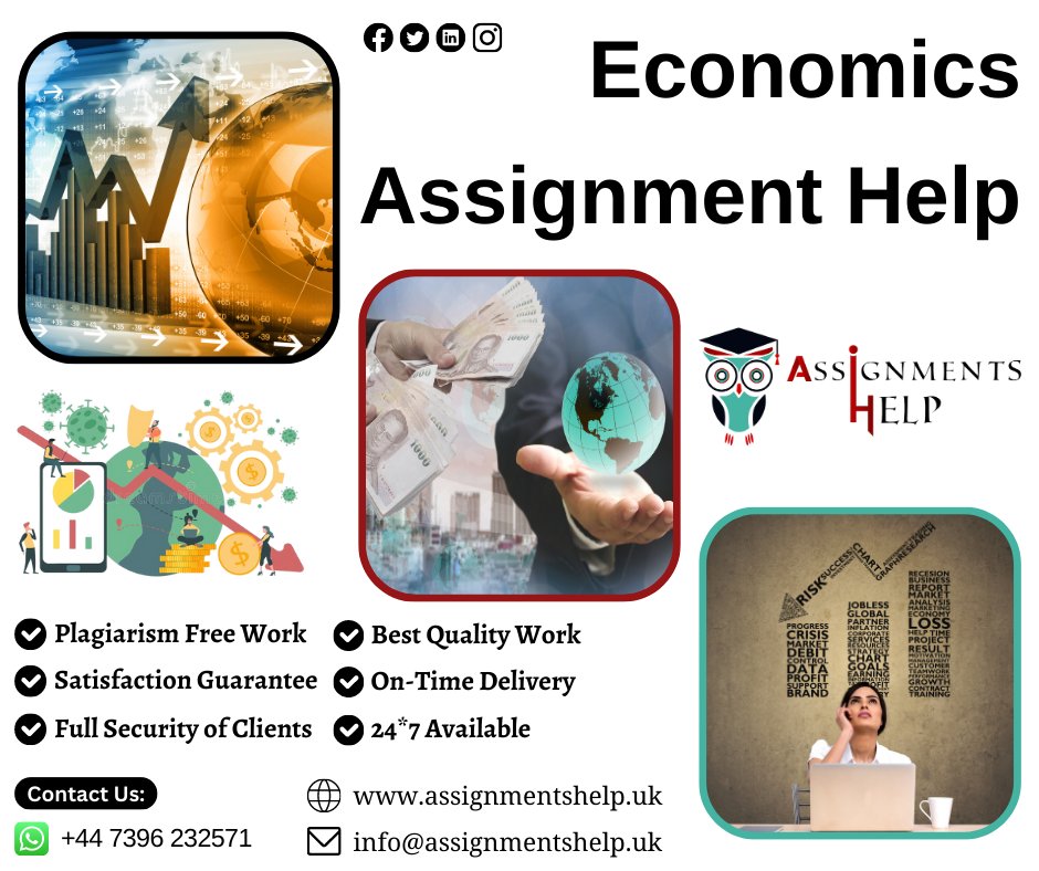 AssignmentsHe59's tweet image. Be confident! Because you choose our Economics Assignment Help Services.

Order Now.

#economics #economicshelp #economicsassignment #economicsassignmenthelp #besteconomicsassignmenthelp #besteconomicswriting #economicswritinghelp #economicswritingservice #assignmentshelp