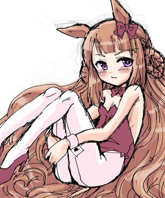 描くスピード上げる訓練?ワンドロ
公式のスイープの髪型可愛かったのでふんわりした感じに下ろしたバニープです
#スイープトウショウ
#ウマ娘 