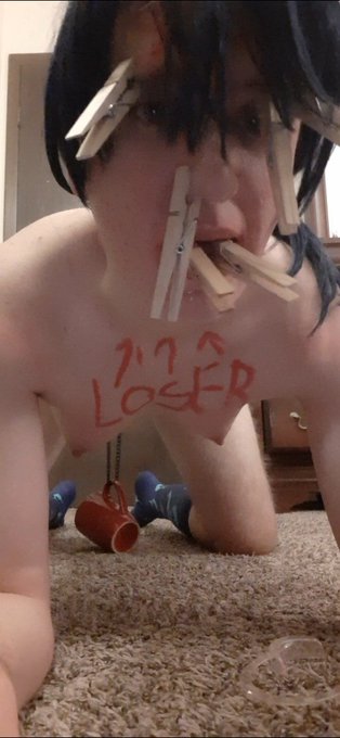 Please laugh at this loser :)  #bdsm #clamps #humiliation #degraded #slavegirl #bodywriting #nsfw https://t<a href="/tag/bdsm"class="tags">#bdsm</a><a href="/tag/clamps"class="tags">#clamps</a><a href="/tag/humiliation"class="tags">#humiliation</a><a href="/tag/nsfw"class="tags"><span>#nsfw</span></a><a href="/tag/slavegirl"class="tags"><span>#slavegirl</span></a><a href="/tag/bodywriting"class="tags"><span>#bodywriting</span></a><a href="/tag/degraded"class="tags"><span>#degraded</span></a>