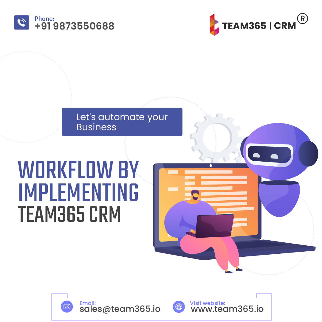 team365_crm's tweet photo. Let's automate your business workflow by implementing #Team365CRM.

🌐 https://t.co/iHd1RlX6So
Call:-9873550688
.
.
#salescrm #team365crm #onlinecrm #smbcrm #crmforsmallbusiness #workflowautomation #leadmanagement https://t.co/bmZnsYO1dq