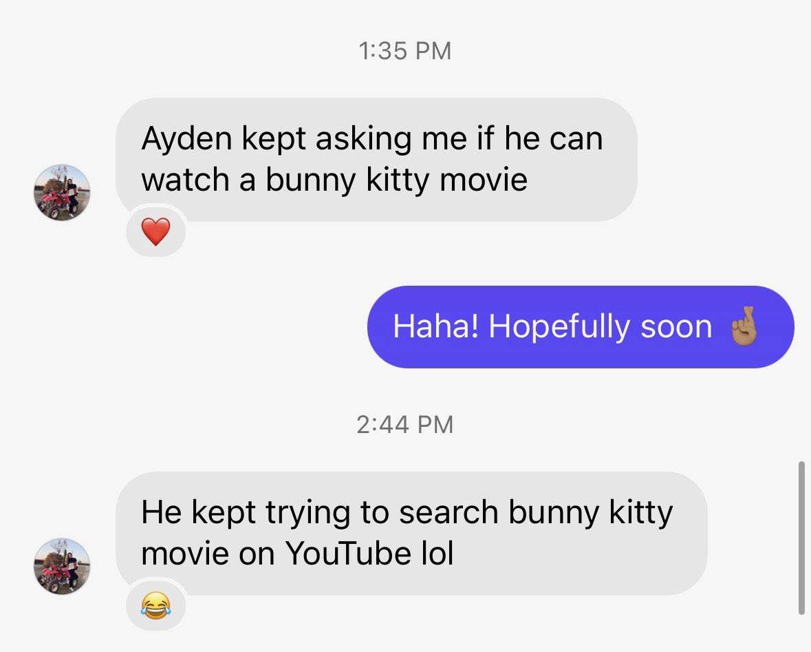 Text messages we get a lot! That’s love ❤️