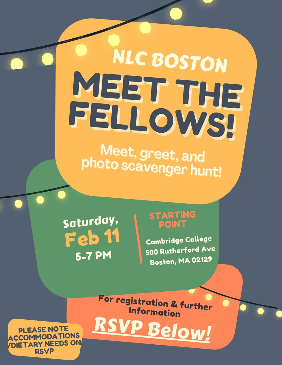 Fun event for our alums to come meet this year's Fellows!