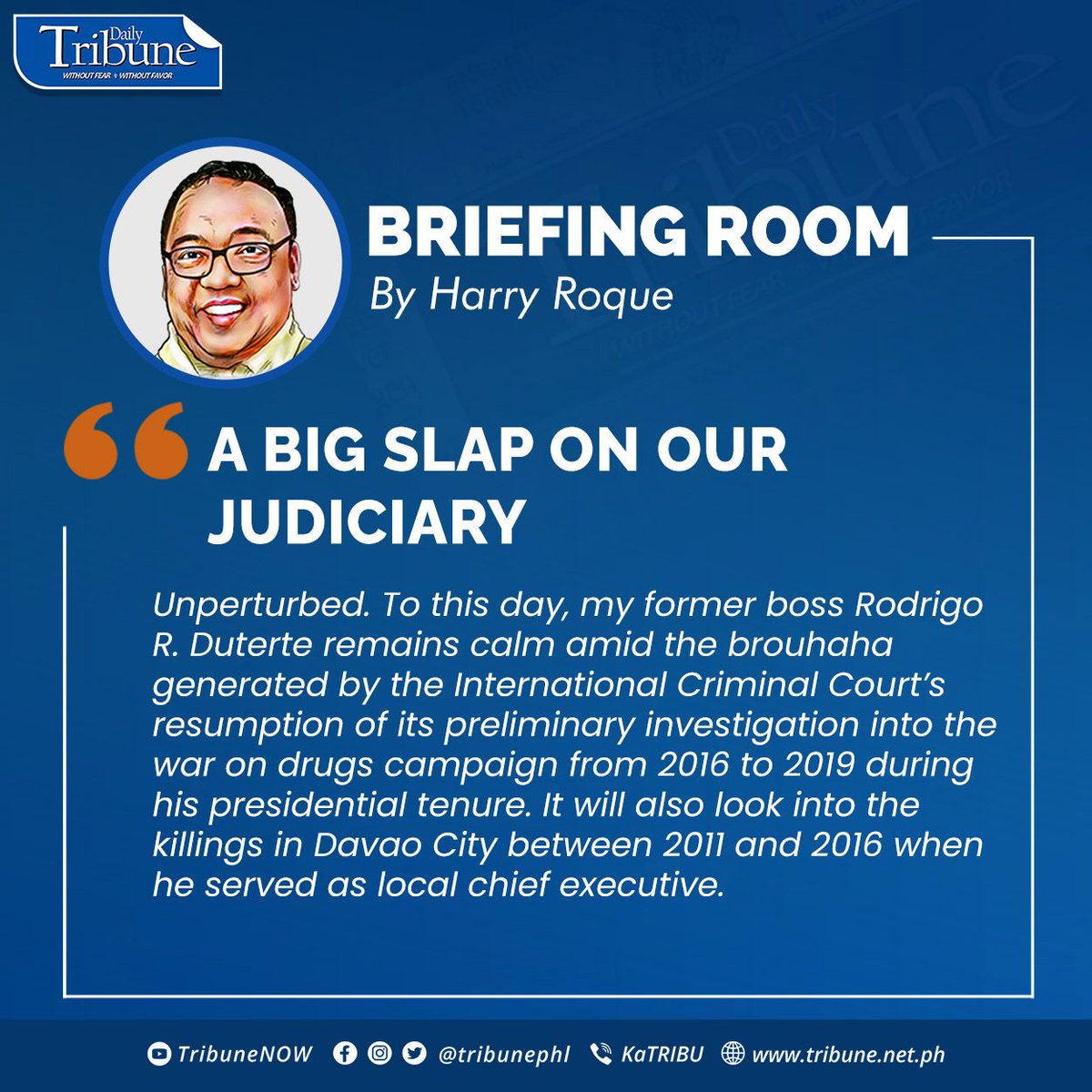 Concept News Central on Twitter: "COMMENTARY PRRD has not been indicted