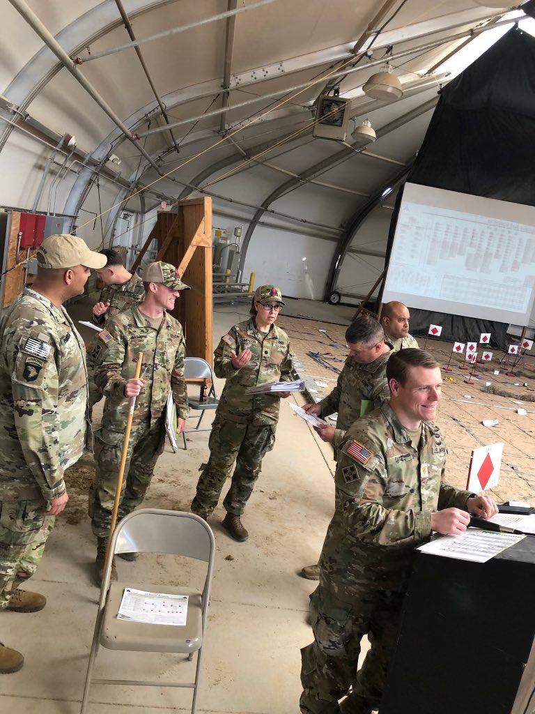1stArmoredDiv's tweet photo. Following the feedback and guidance from the CARs, the 1st Armored Division staff is confident in the plan and prepared to execute the mission as we kick off the CPX on Feb. 2. 

We are #IronReady! https://t.co/mTHps0TMgr