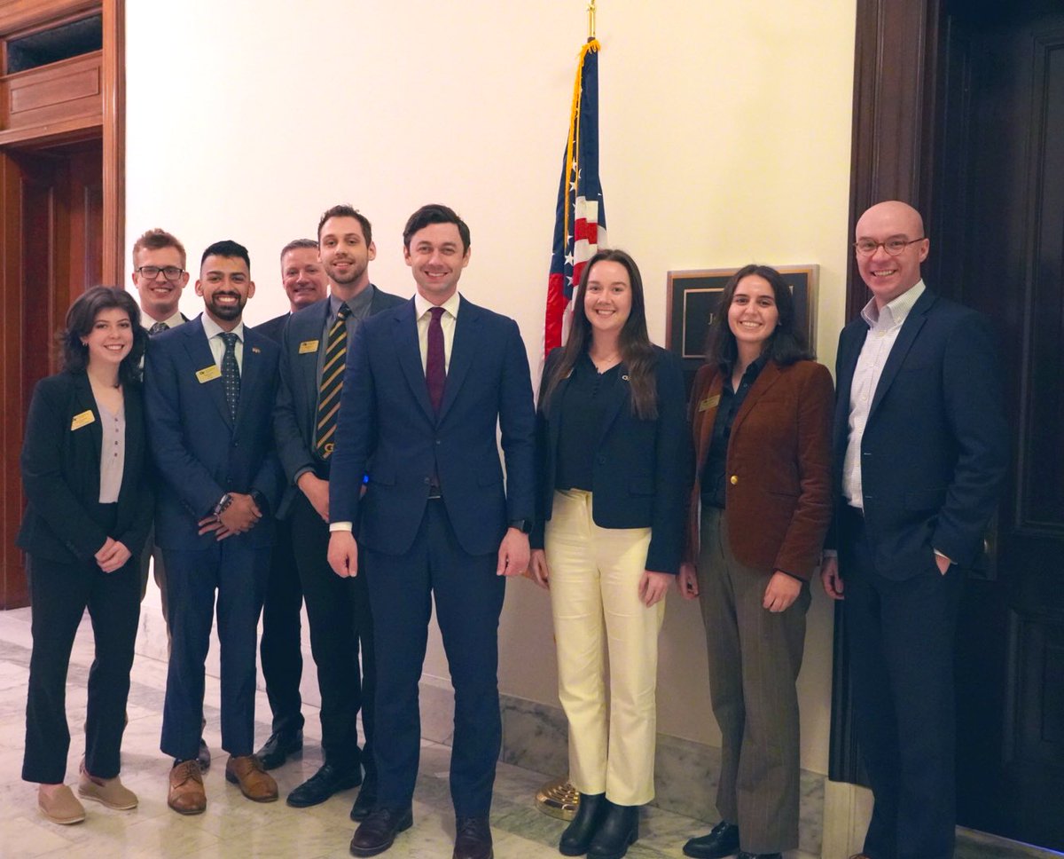 Thanks so much <a href="/SenOssoff/">Ossoff's Office</a> for meeting with <a href="/gatechsga/">Georgia Tech SGA</a> &amp; <a href="/gtgradsga/">GaTech Grad SGA</a> leaders today!