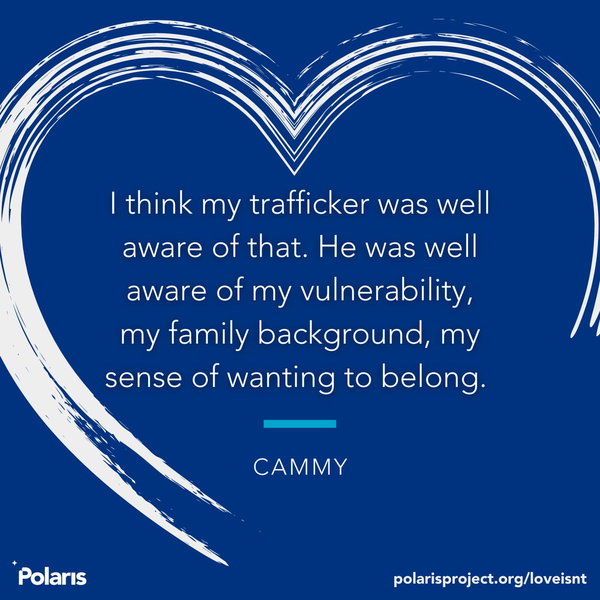 PartnersHM's tweet photo. Human traffickers prey on people’s vulnerabilities, whether it’s financial need, a need for love and acceptance, or an insecurity. If you need help, call the #HumanTraffickingHotline at 1-888-373-7888 (TTY: 711) or Text 233733. #EndHumanTrafficking #PolarisProject https://t.co/mK54K452oQ