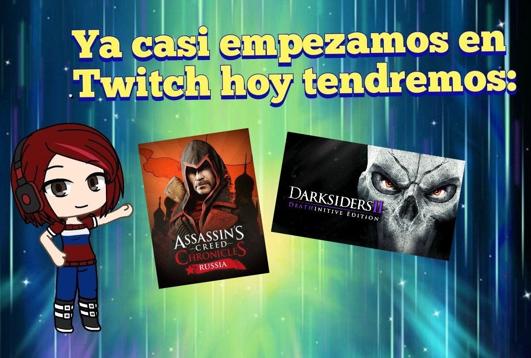 Universe5061's tweet photo. Ya en directo con los juegos Assassins creed chronicle Russia, Darksiders 2  les invitó a que me acompañen https://t.co/L9Zsrh698T https://t.co/0v0yHtjunR