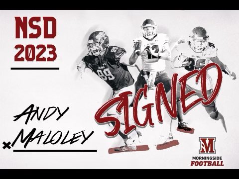 sbrumbaugh88's tweet photo. Congratulations to Andy for signing to play college football https://t.co/uTPWeIto3b