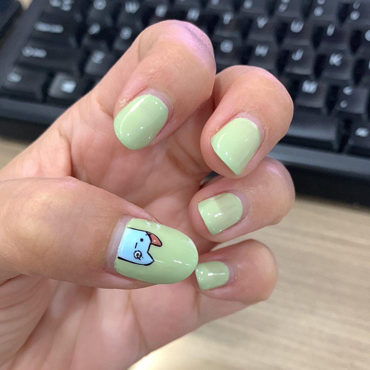 fakbutuhantimo's tweet photo. #FAKthoughts ποΈπ«¦ποΈ
almost one month and still cutie π₯Ήπ bucin nongnao nyawww~ π«
#nongnao #nailart #BadBuddySeries https://t.co/XmpCddtUjw