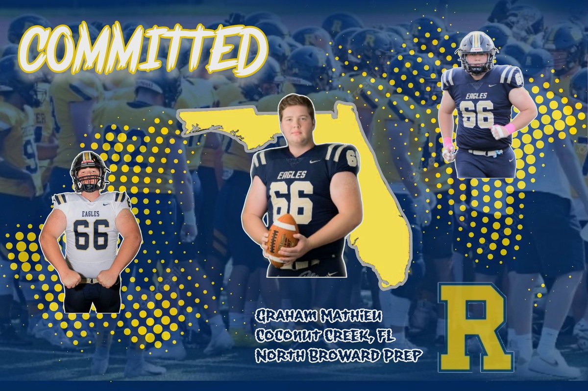 GrahamMathieu66's tweet image. Blessed to be committed to the University of Rochester! I would like to thank my friends, coaches, and especially my parents for their support and love through this entire process. @UofRFootball @UofRathletics @ChadMartinovich @CoachSapp14 @NBP_Football @NBPSAthletics