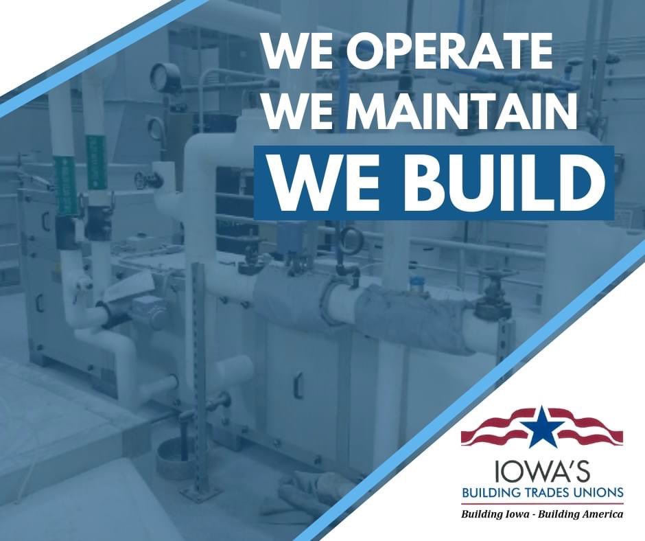 IowaTrades's tweet photo. This week's #TradeTuesday features #Insulators! @InsulatorsUnion members apply insulating materials to the surfaces of mechanical (heating, plumbing, HVAC, etc.) equipment for commercial and industrial projects.
#iowaskilledtrades #iowaconstruction #buildiowa #webuildiowa https://t.co/WglRfuxBdb