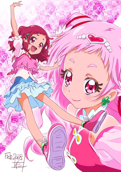 #プリキュアの日20周年、おめでとうございます!作監ではちょっとずつ3作品ほど参加させて頂きました、、、懐い。川村さん絵がmy原点 