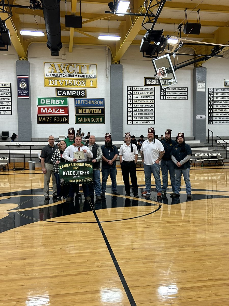 Channel060's tweet photo. Congratulations to @KyleButcher2023 on being named to the Shrine Bowl team. Big time honor for our big time lineman! https://t.co/WhVElo5XDa