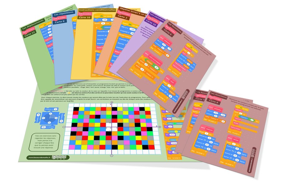 jy_labouche's tweet image. En manque d'idées pour la #semainedesmaths #sdm2023 ?
Le jeu de cartes "Note la couleur !" est parfait pour le thème de cette année. 120 cartes pour des activités #algorithmique @scratch débranchées, ludiques et clé en main pour tout le #cycle4.
Sur dgxy.link/ES4u5