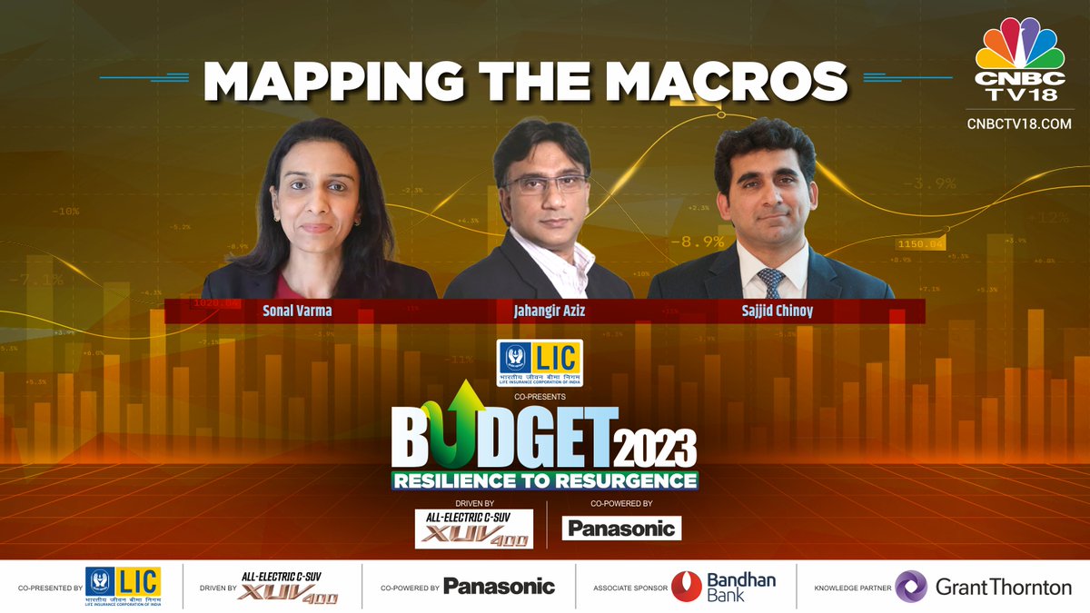 CNBCTV18News's tweet photo. Watch the comprehensive coverage of #UnionBudget2023, on CNBC-TV18 - 'India's Budget Headquarters'
@CNBCTV18Live @ShereenBhan #BudgetWithCNBCTV18 #ResilienceToResurgence #CountdownToBudget #Unionbudget https://t.co/WLVDDmh457