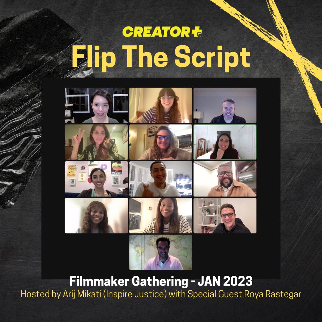 A productive #flipthescript filmmaker gathering and culture-shifting content chat 📢