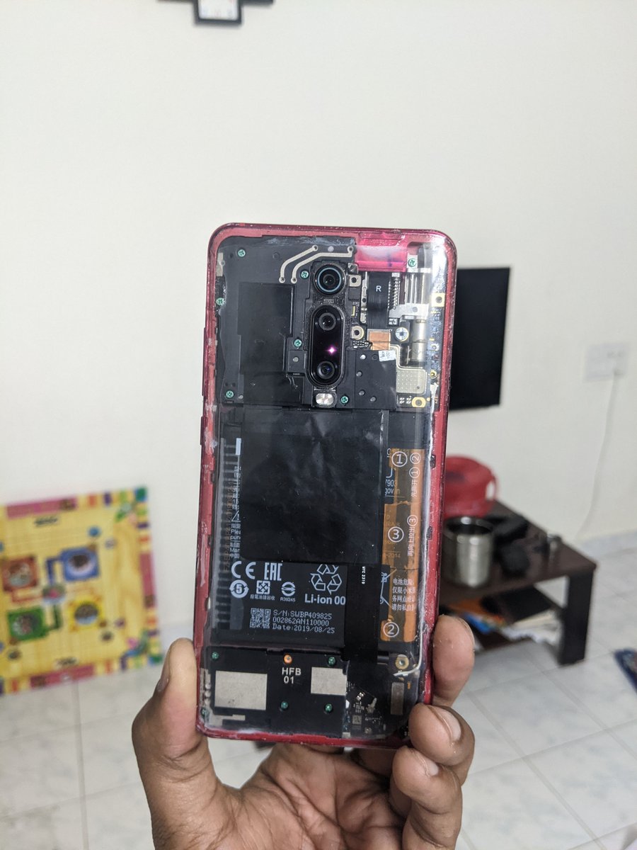 Made my own transparent phone 😀 Thanks <a href="/ZacksJerryRig/">JerryRigEverything</a>  for the inspiration