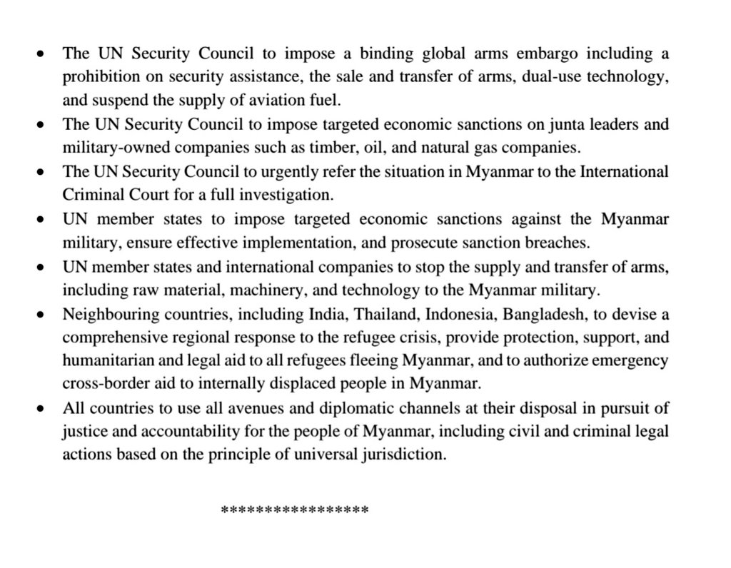On the second anniversary of #Myanmar's military coup, Asia Justice Coalition (<a href="/asiajcoalition/">Asia Justice Coalition</a>) statement calls for effective coordinated international action.

Read the full statement here: bit.ly/3RlQTZI

#WhatsHappeningInMyanmar