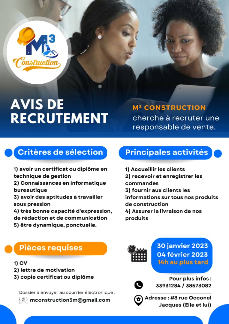 AVIS DE RECRUTEMENT