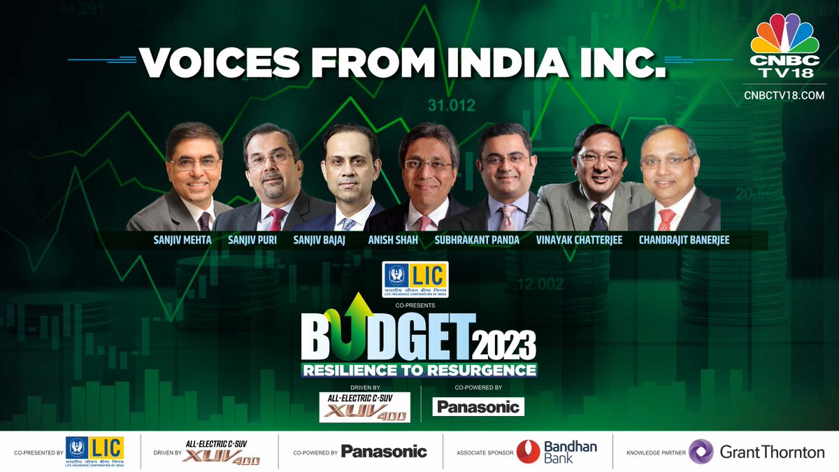 CNBCTV18News's tweet photo. Catch the most comprehensive analysis of #unionbudget2023 with the most influential voices.
Tune into CNBC-TV18, India's budget headquarters.
@CNBCTV18Live @ShereenBhan #BudgetWithCNBCTV18 #CountdownToBudget #budget #budget2023 #unionbudget https://t.co/nRNbAvL6de