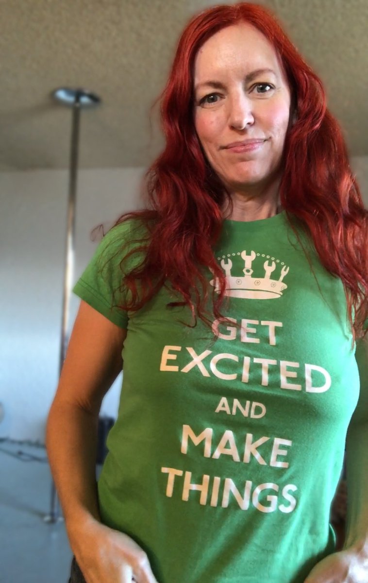 My fave old t-shirt from ⁦@muledesign⁩ 💚#makethings #design #thegingerjeweler